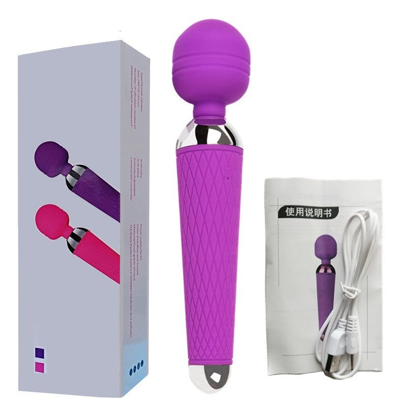 Powerful Vibrator For Woman Oral Adult Sex Toys Personal Massager Magic Wand AV G Spot Rechargeable