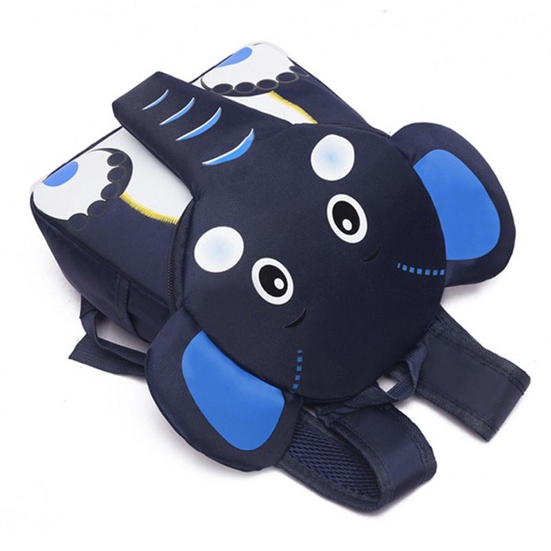 Elephant School Backpack For Children Cute 3D Animal Kids School Bags Boys Girls Schoolbag(Pink)