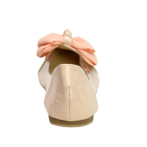 Rs Exotic Ladies Flat Shoe With Golden Design - Pink