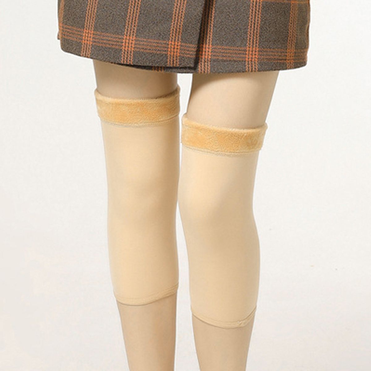 Pair Of Knee Warmers Thermal Elastic Non-Slip Braces