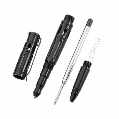 Multi-functional Attack Hollow Tungsten Self Defense Pen Military Tactical EDC Equipment Writing Pen