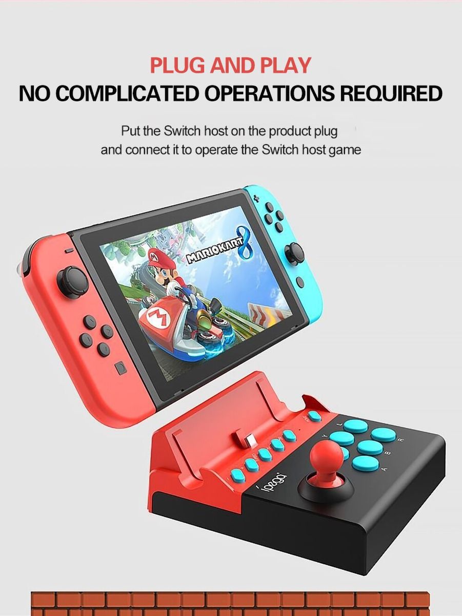 IPega PG-9136 Arcade Joystick For Nintendo Switch Single Rocker Control Joypad Gamepad For Nintendo Switch Game Console