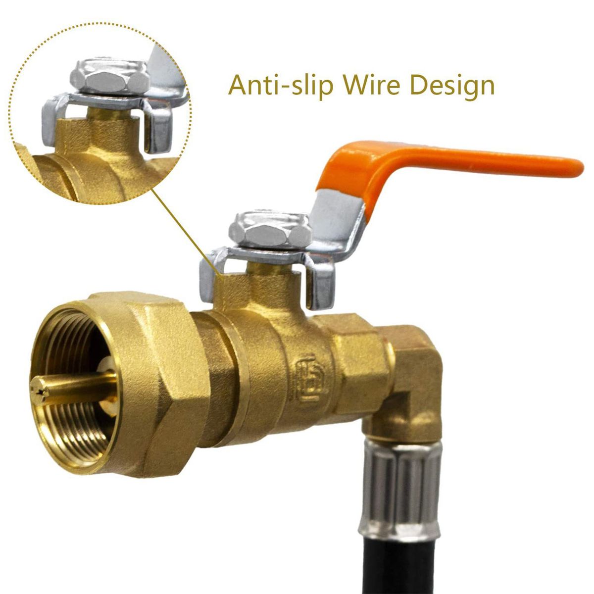 Propane Refill Adapter Hose 39.3in Propane Extension Hose