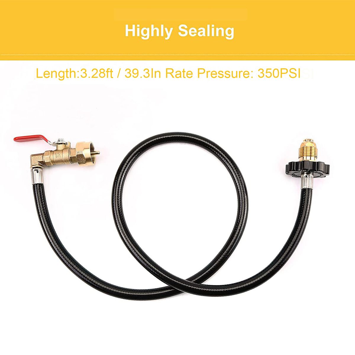 Propane Refill Adapter Hose 39.3in Propane Extension Hose
