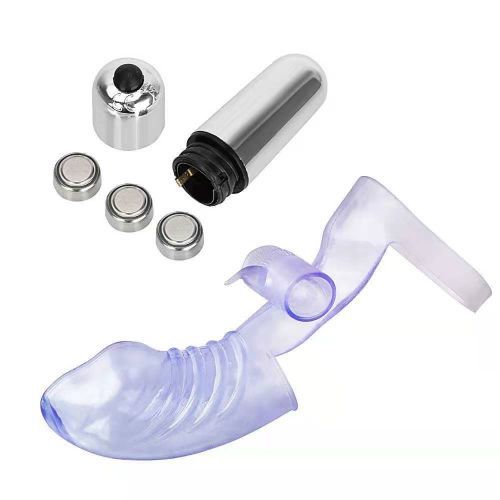 2pCS Finger Sleeve Vibrator G Spot Massage ClitorisStimulate Sex Toys For Women Lesbiann Orgasm