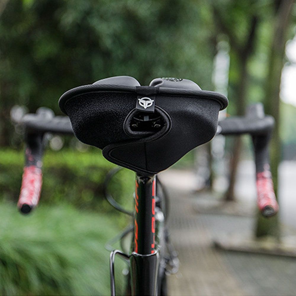 GEWAGE Bike Seat Cushion Cover Air Inflateble Bicycle Saddle