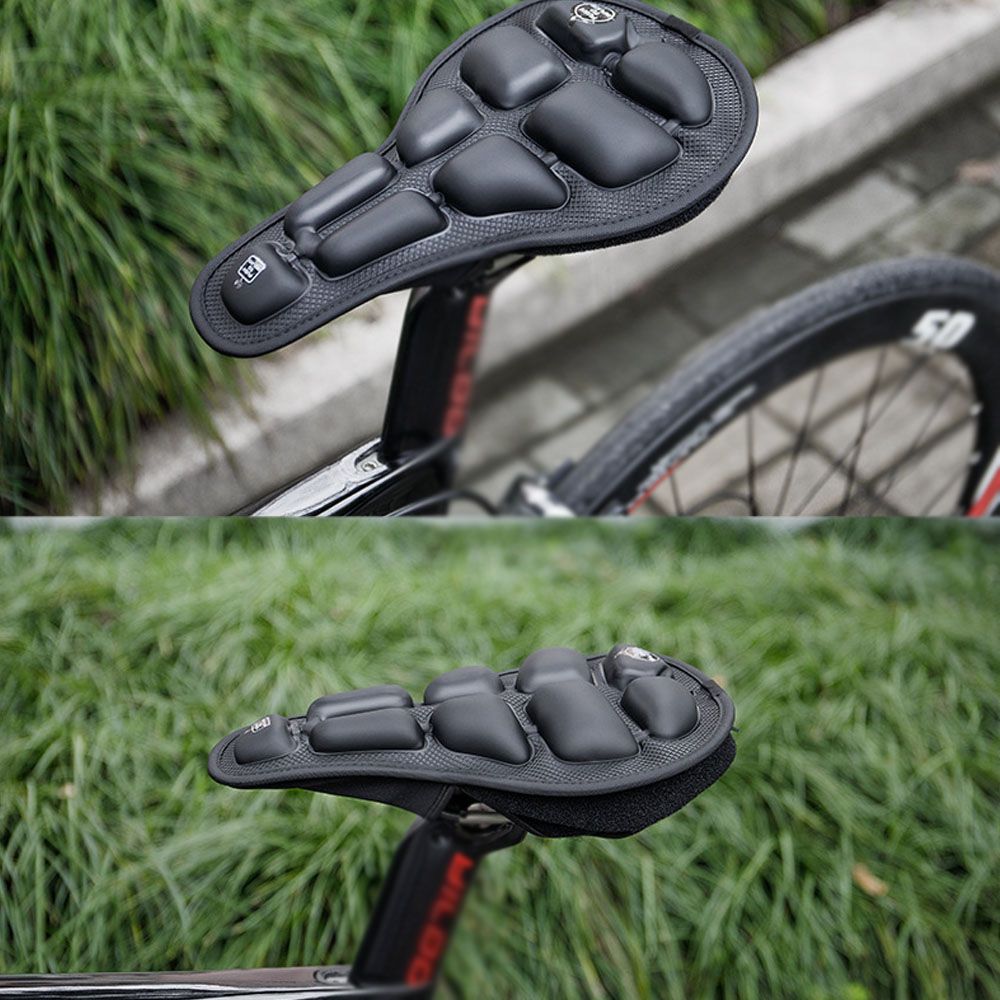 GEWAGE Bike Seat Cushion Cover Air Inflateble Bicycle Saddle