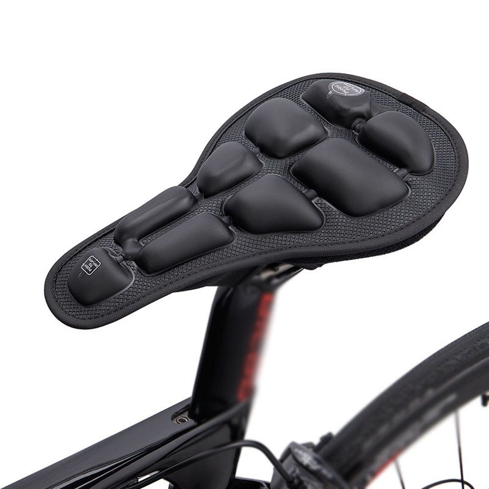 GEWAGE Bike Seat Cushion Cover Air Inflateble Bicycle Saddle