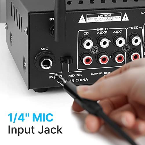 Home Audio Power Amplifier System With Bluetooth  2X120W Min