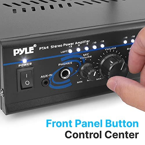 Home Audio Power Amplifier System With Bluetooth  2X120W Min