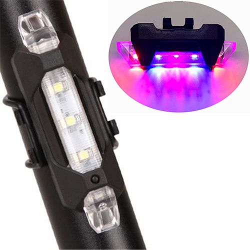 Bicycle USB Rechargeable LED Safety Tail-Light
