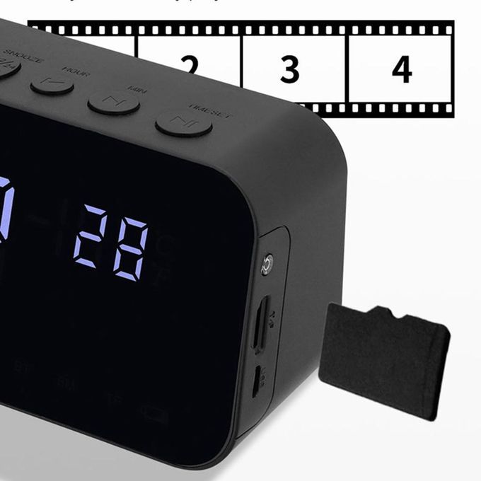 4K Hidden Spy Camera 1080P WiFi Wireless Nanny Camera For Indoor