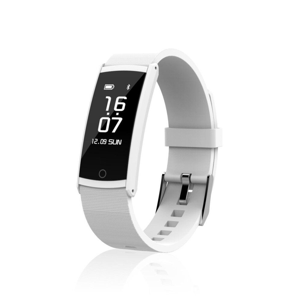 IP67 Waterproof SPO2 Heart Rate Sleep Healthy Band Sport Smart Bracelet White White (white)
