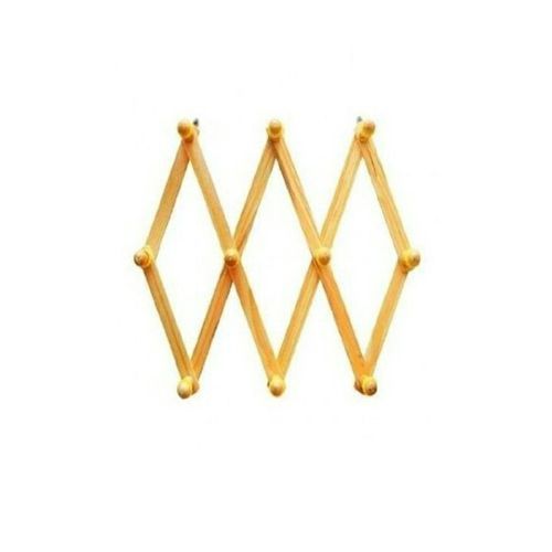 Collapsable Polished Wooden Wall Hanger