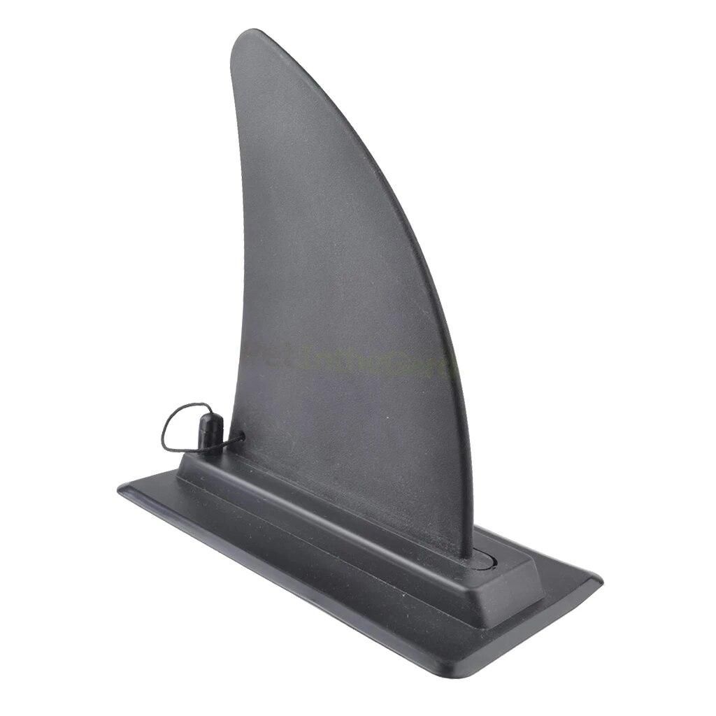 Black Tracking Integral Fin Skeg Watershed Board For Inflatable Boat Kayak Canoe Rubber Dinghy Accessories
