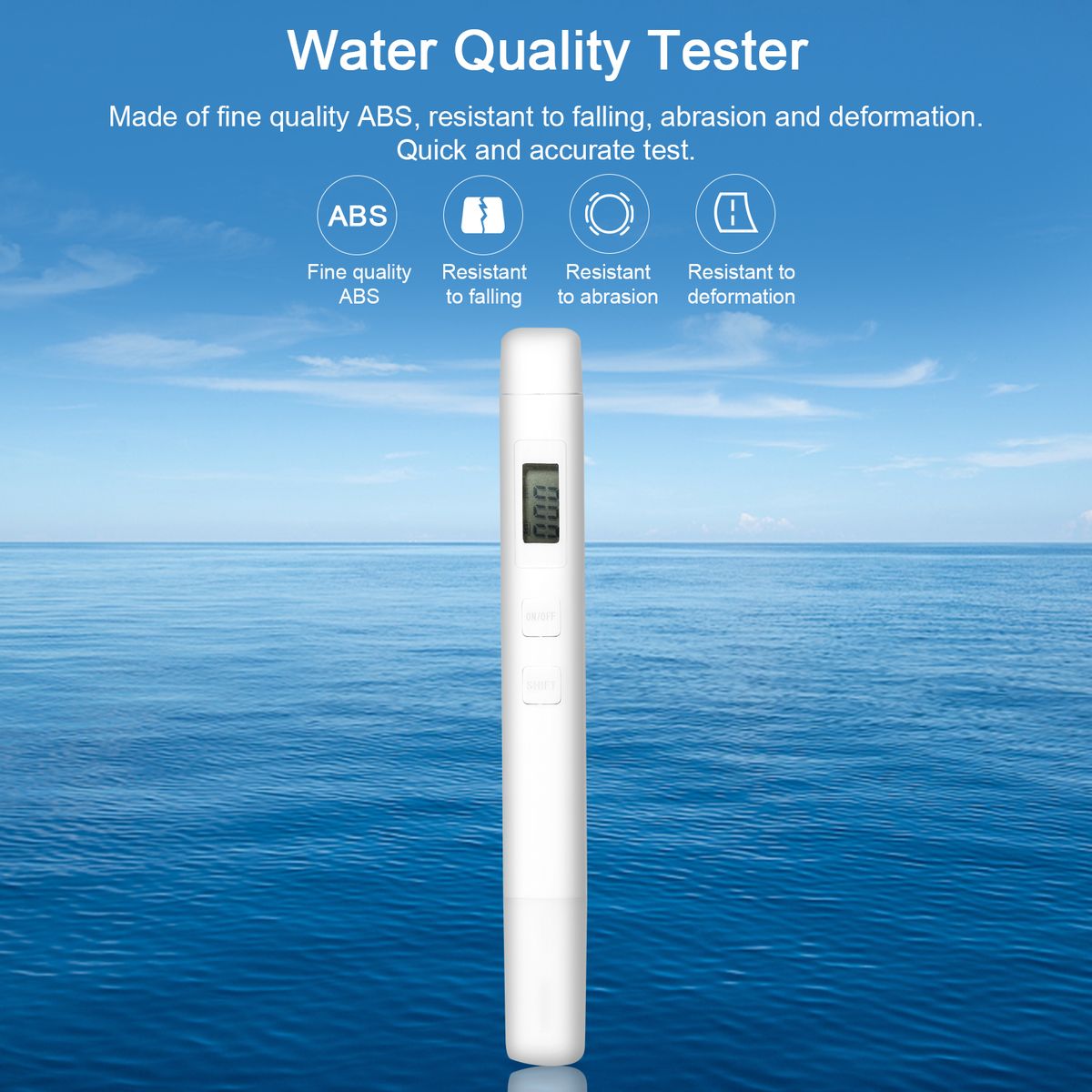 Multifunctional Digital 3 In 1 Water Quality Tester Portable