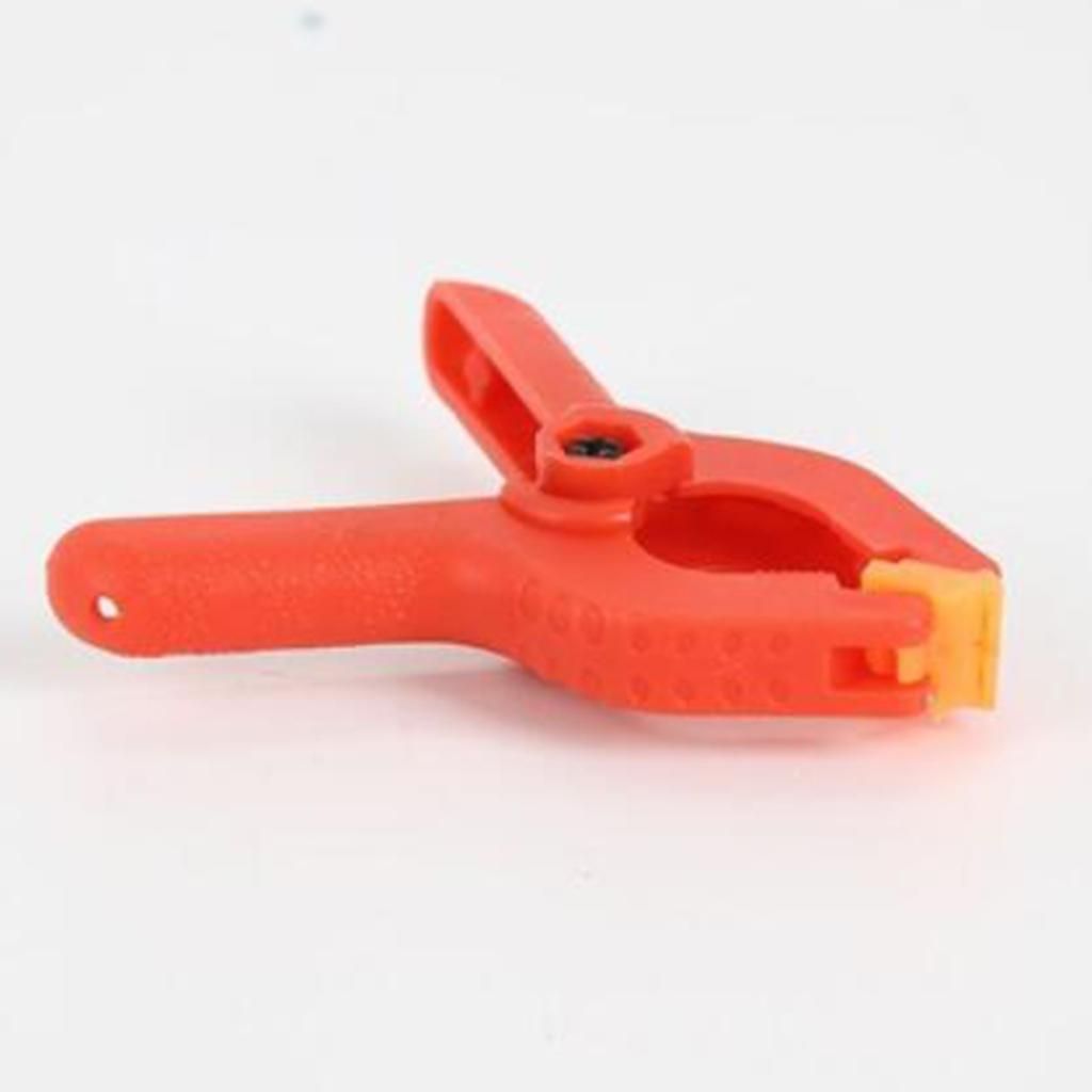 Plastic Nylon Spring Clamps Red