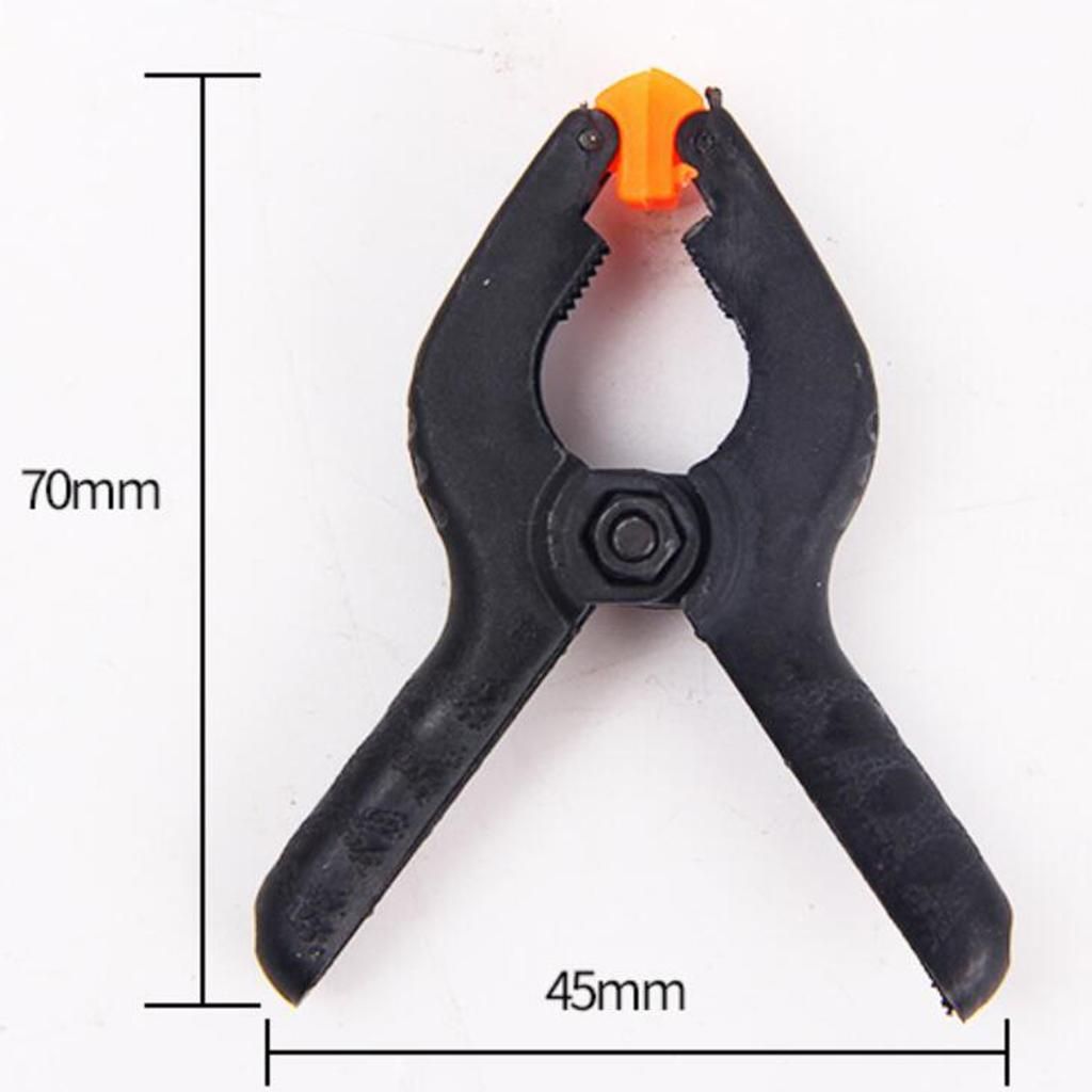 Plastic Nylon Spring Clamps Red