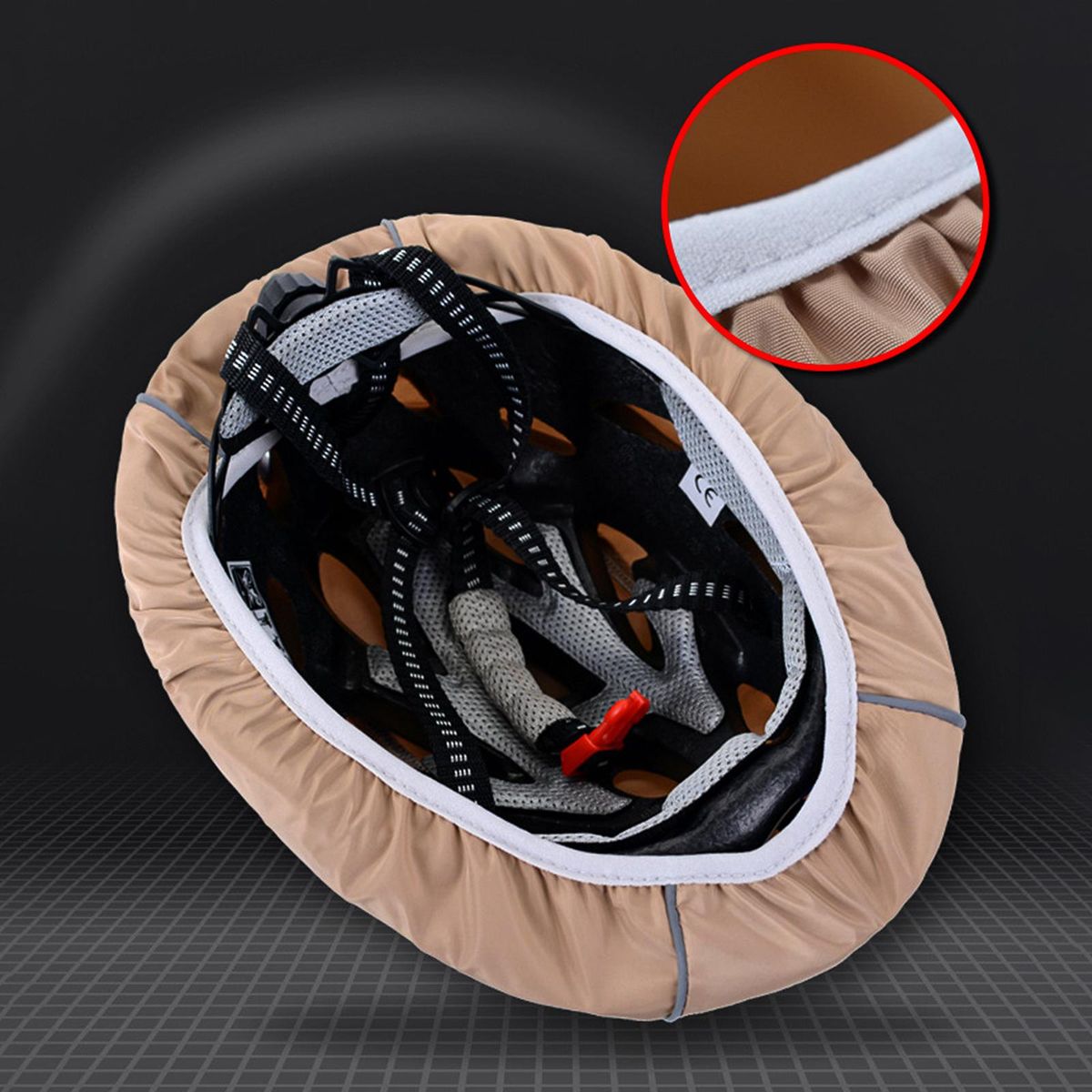 Waterproof Bike  Cover Reflective Strip Cycling  Khaki
