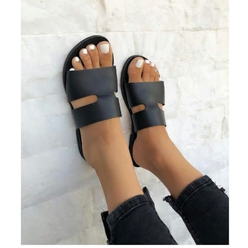 Ladies Slipper  - Black