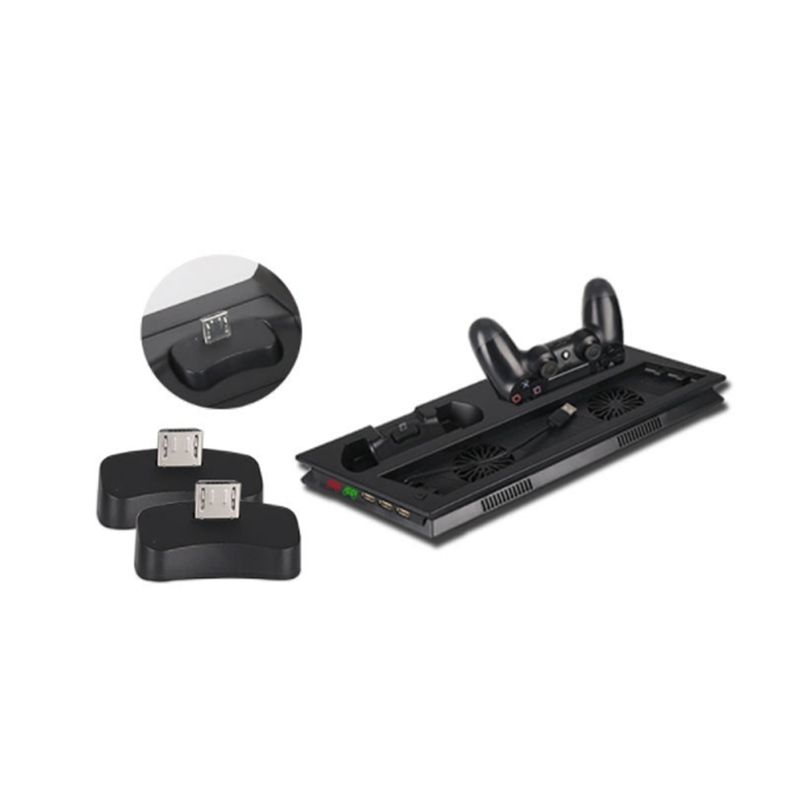 Vertical Stand With Cooling Fan For Ps4 Slim/pro/regular 4