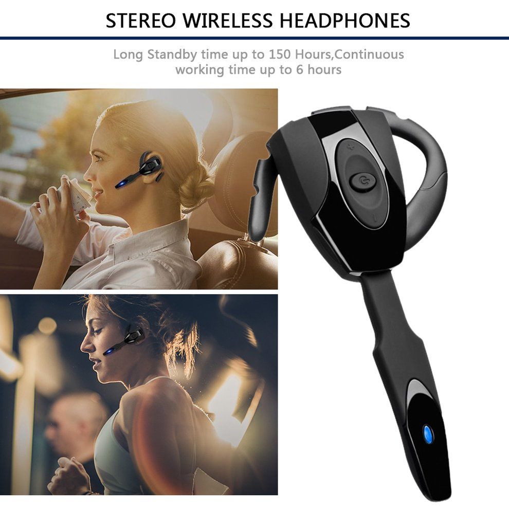 New Stereo Earphone Wireless Game Headset Headphone For Sony PS3-black
