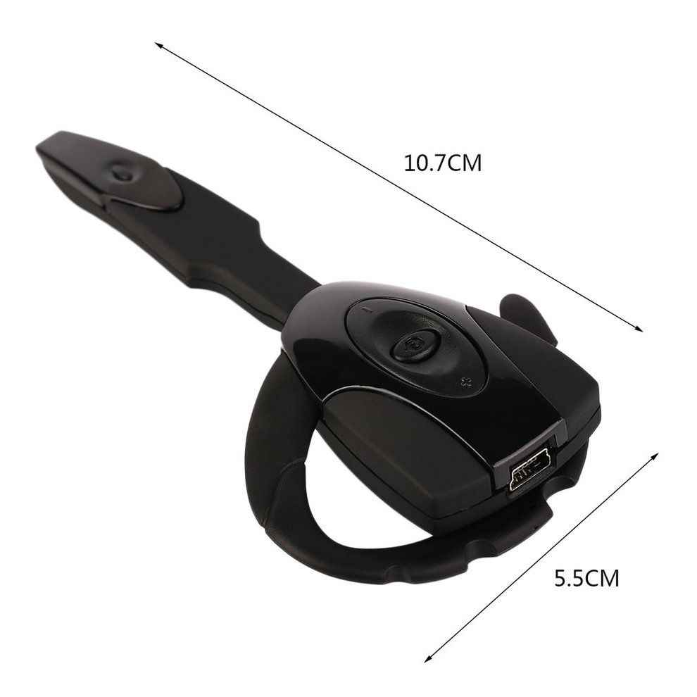 New Stereo Earphone Wireless Game Headset Headphone For Sony PS3-black