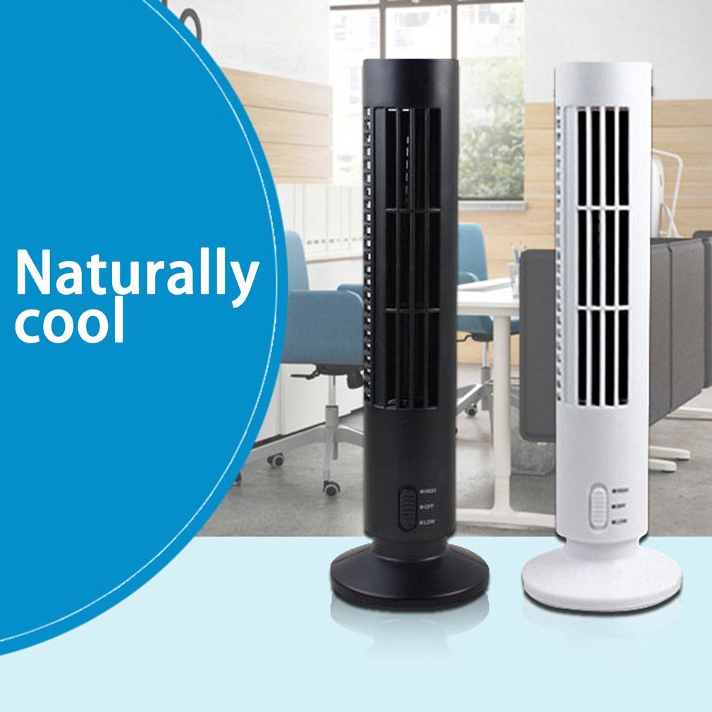 Mini Portable Usb Powered Tower Shape Pc Lapfan Deskcooling