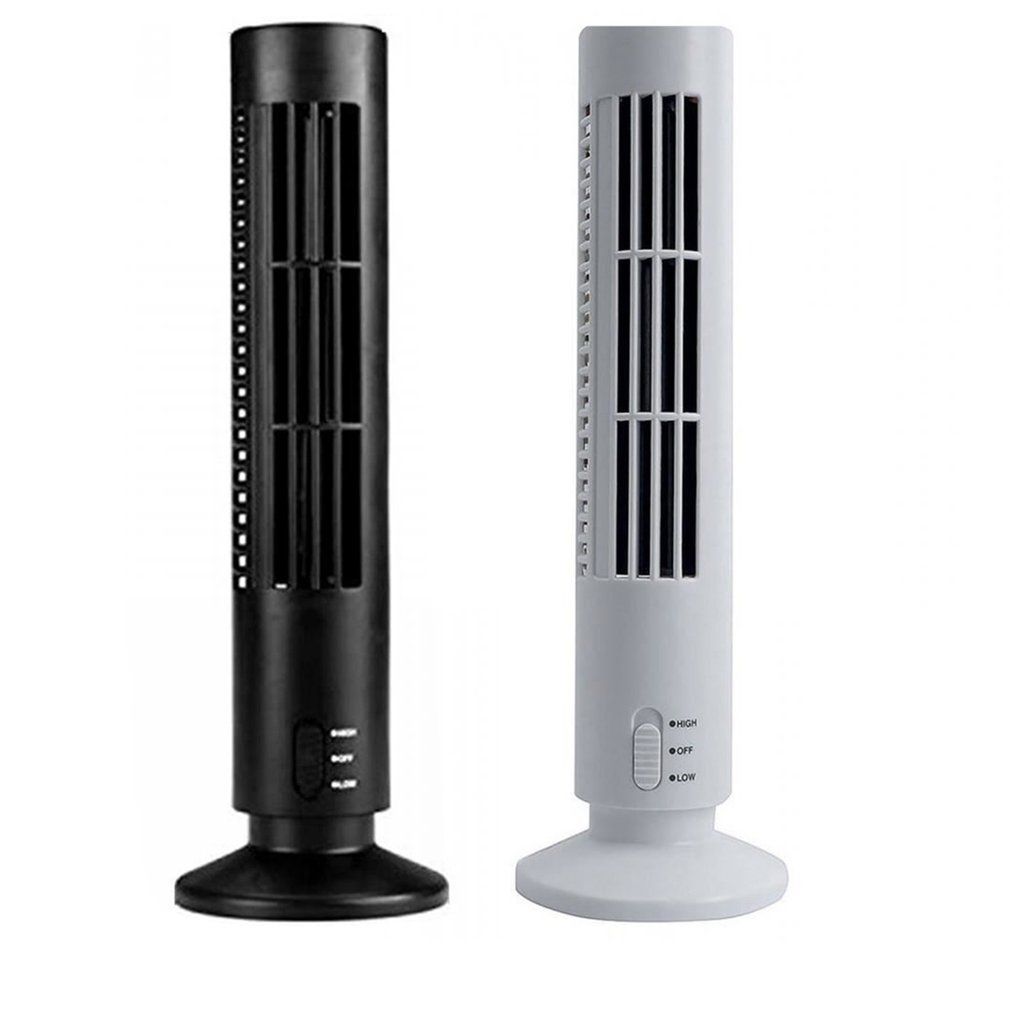 Mini Portable Usb Powered Tower Shape Pc Lapfan Deskcooling