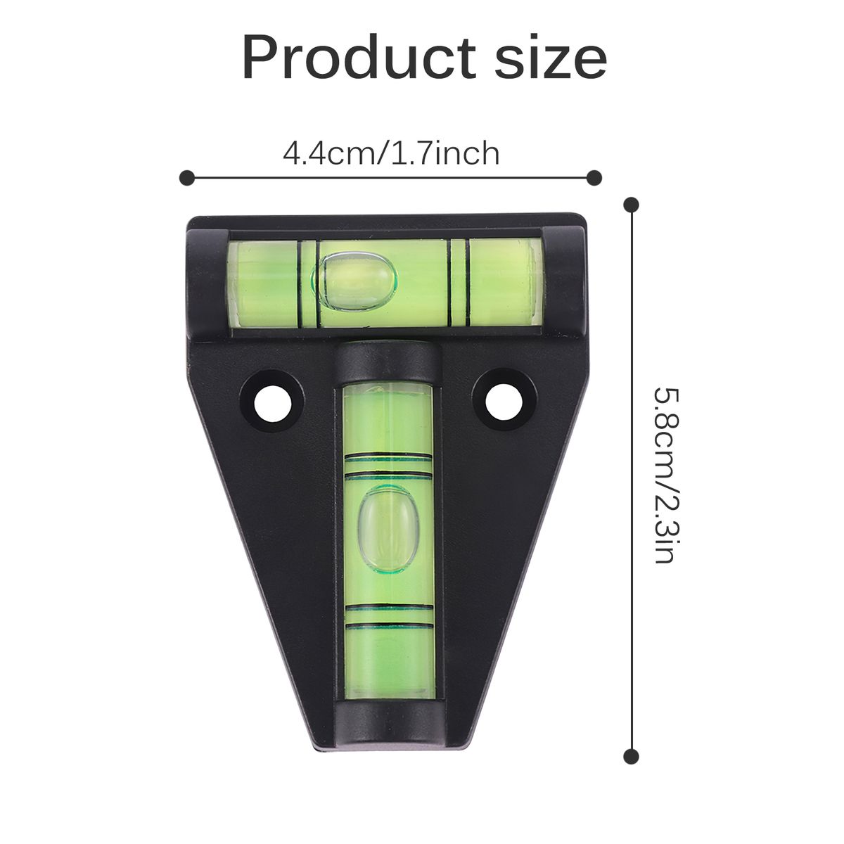 Measure Bubble Tool Mini Plastic Measure Instrument Green