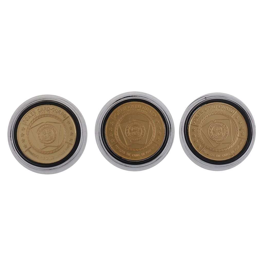 Metal Big Blind Small Blind & Dealer Button Poker Buttons For Texa