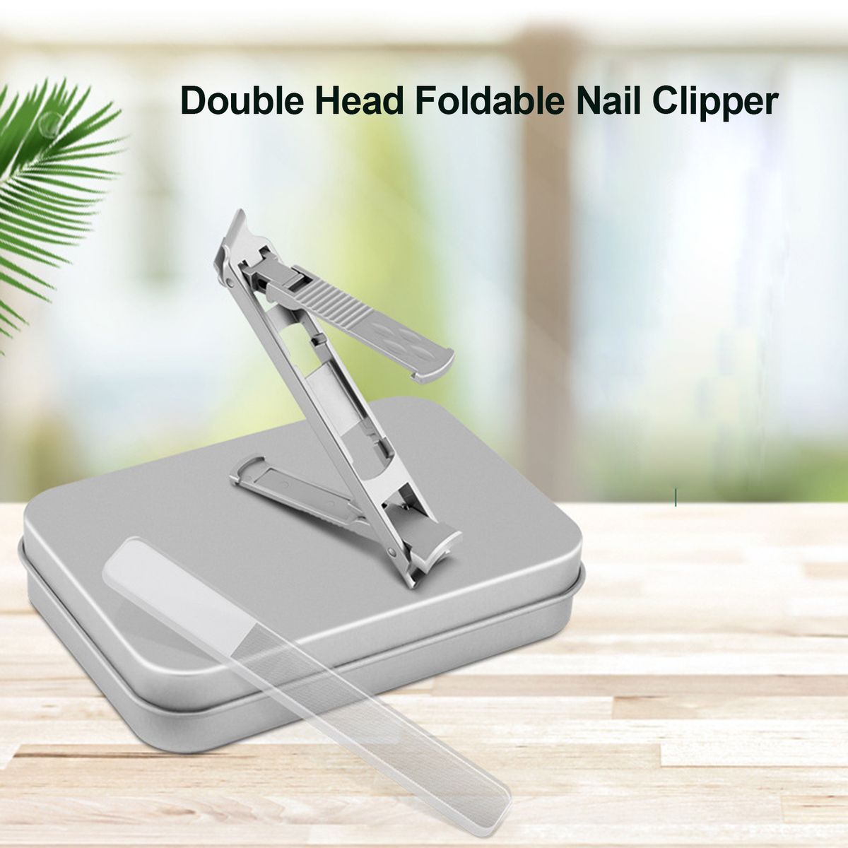 Double Head Nail Clipper Fingernail Toenail Clippers For