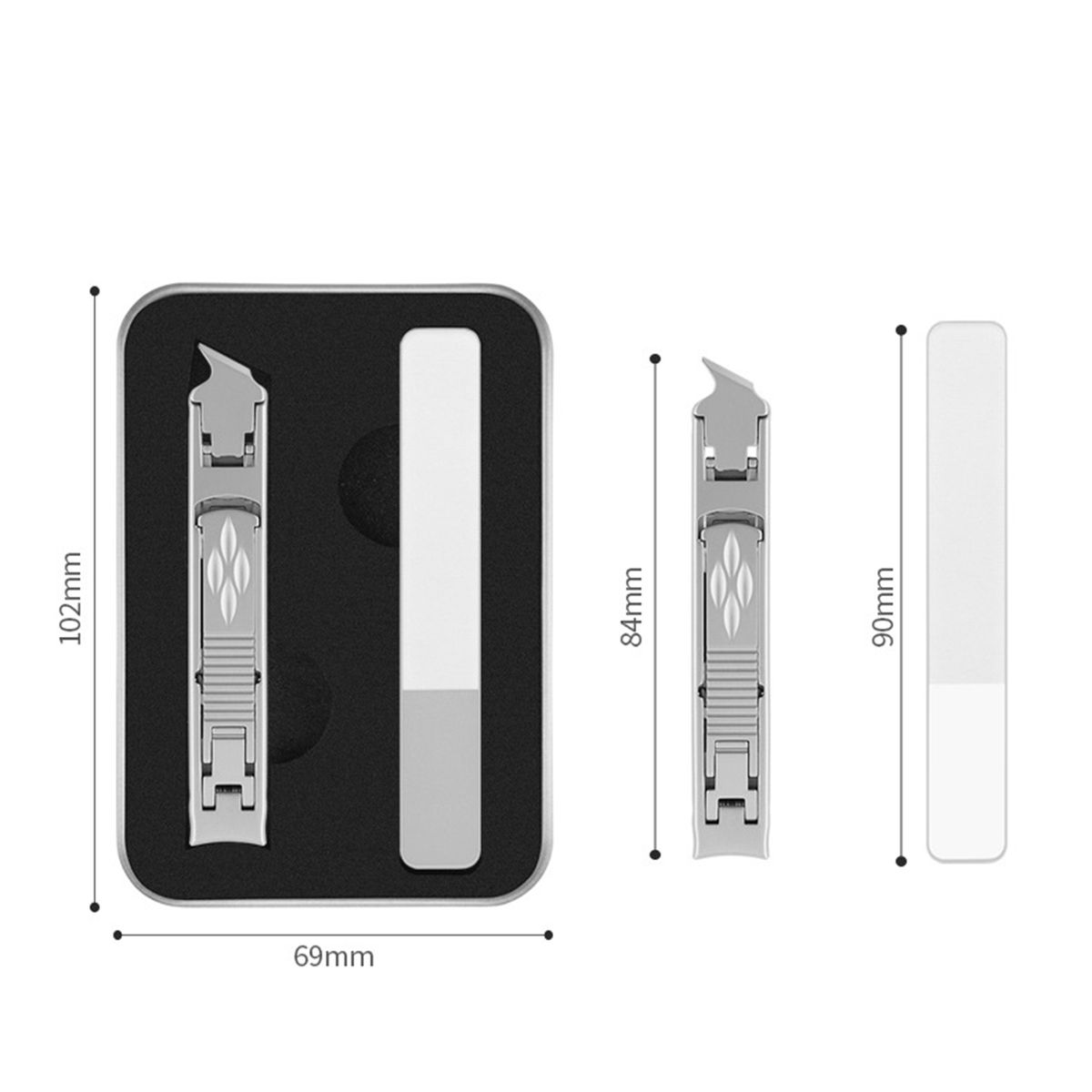 Double Head Nail Clipper Fingernail Toenail Clippers For