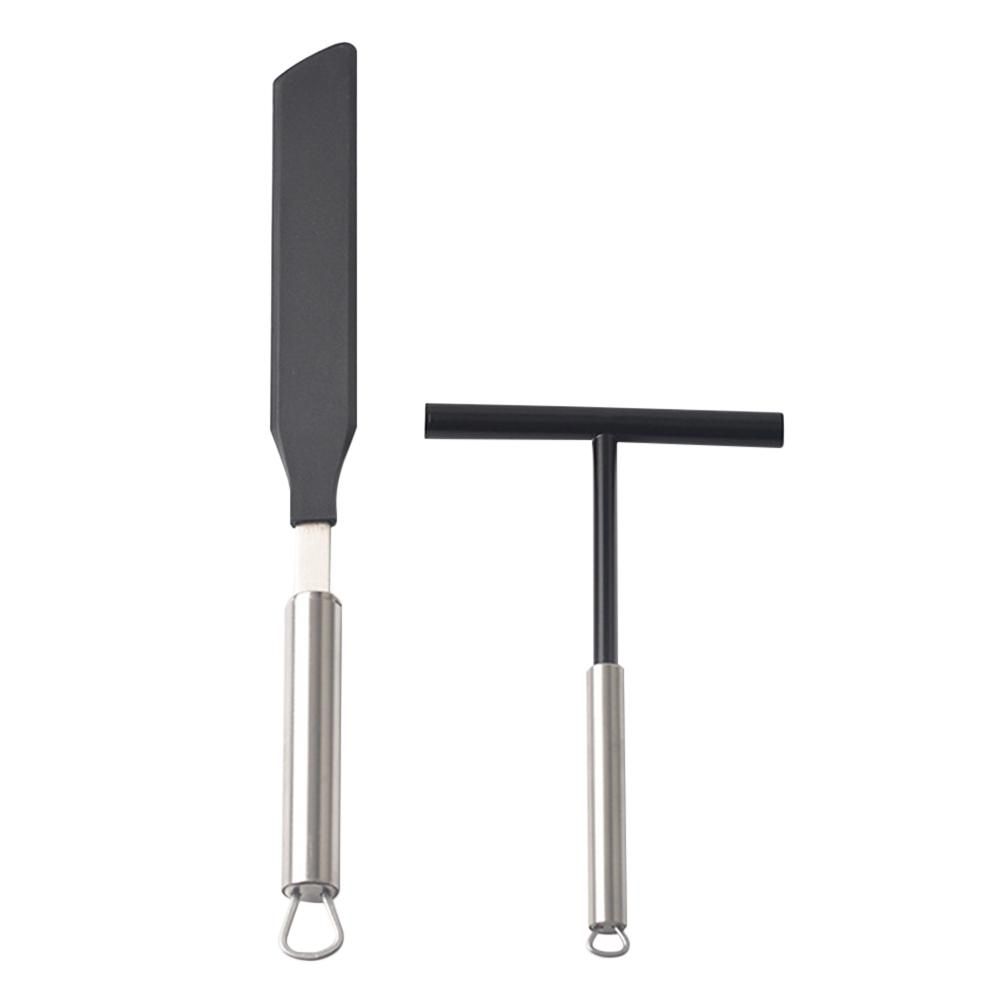 304 Stainless Steel French Crepe Spreader Pancake Like Batter Spreading Tool Pancake Like Batter for Kitchen  Spatula