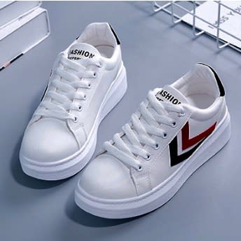 Ladies Sneakers- White