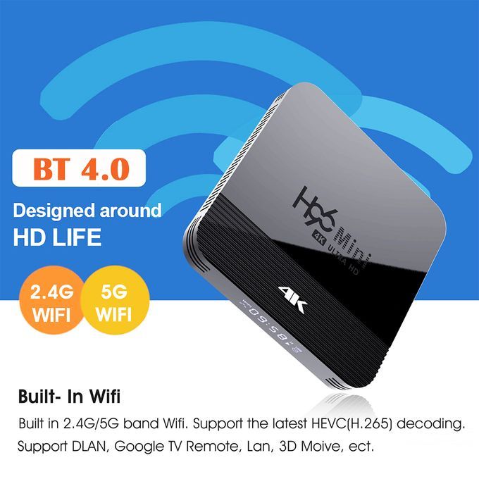 TV Box Android 90 H96 Mini H8 RK3228A 24G5G WIFI Set Top Box 18GB