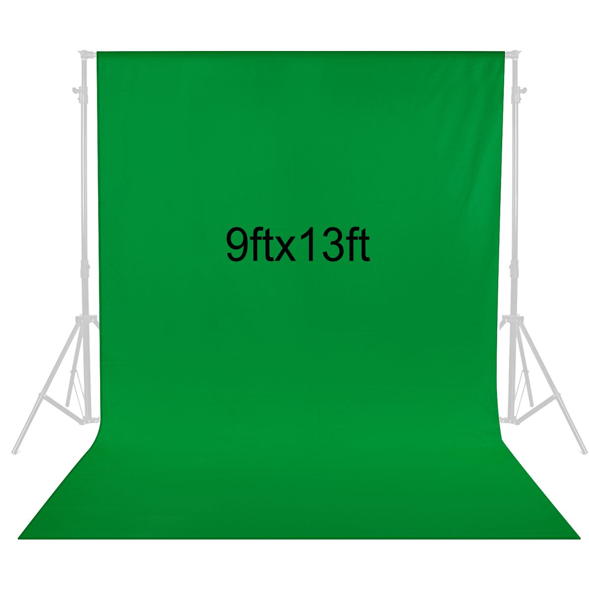 9 X 13 Feet/2.8 X 4 Meters Photography Background Photo Video Studio Fabric Backdrop Background Screen (Green)
