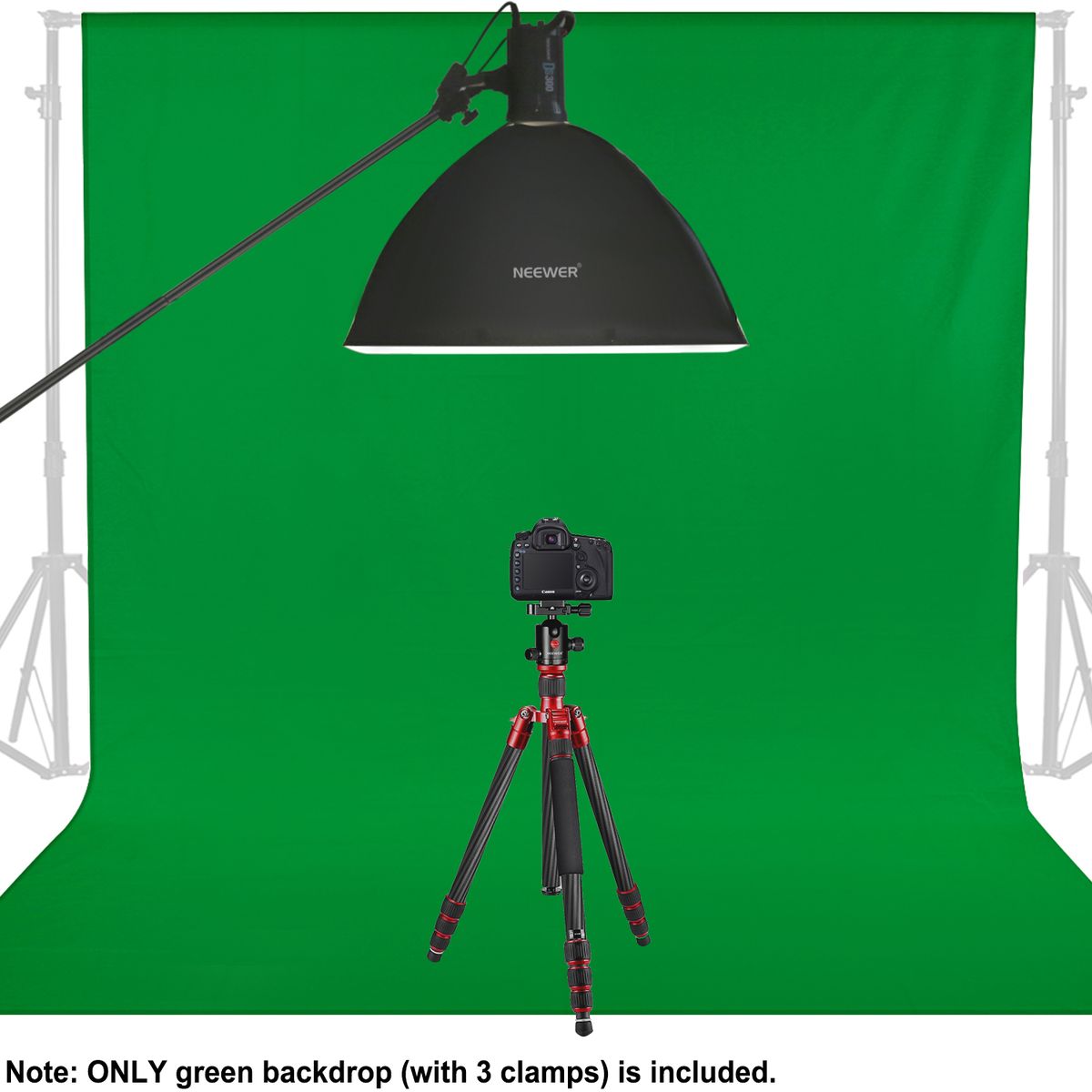 9 X 13 Feet/2.8 X 4 Meters Photography Background Photo Video Studio Fabric Backdrop Background Screen (Green)