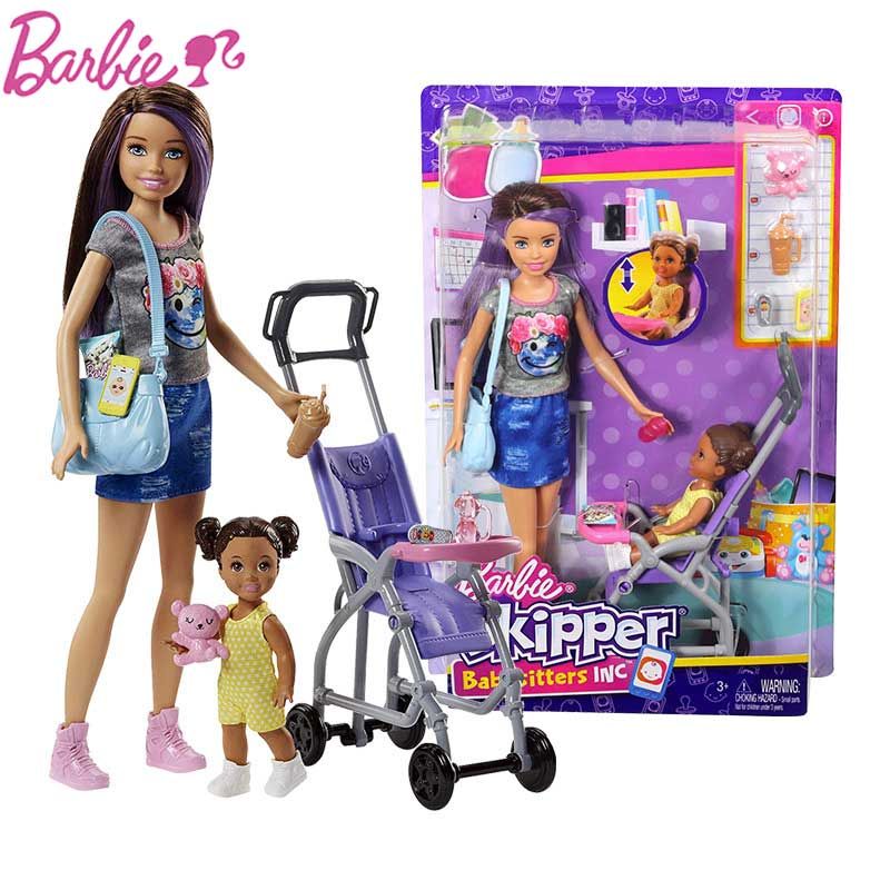 Barbie Little Baby Care Teacher Cart Combination