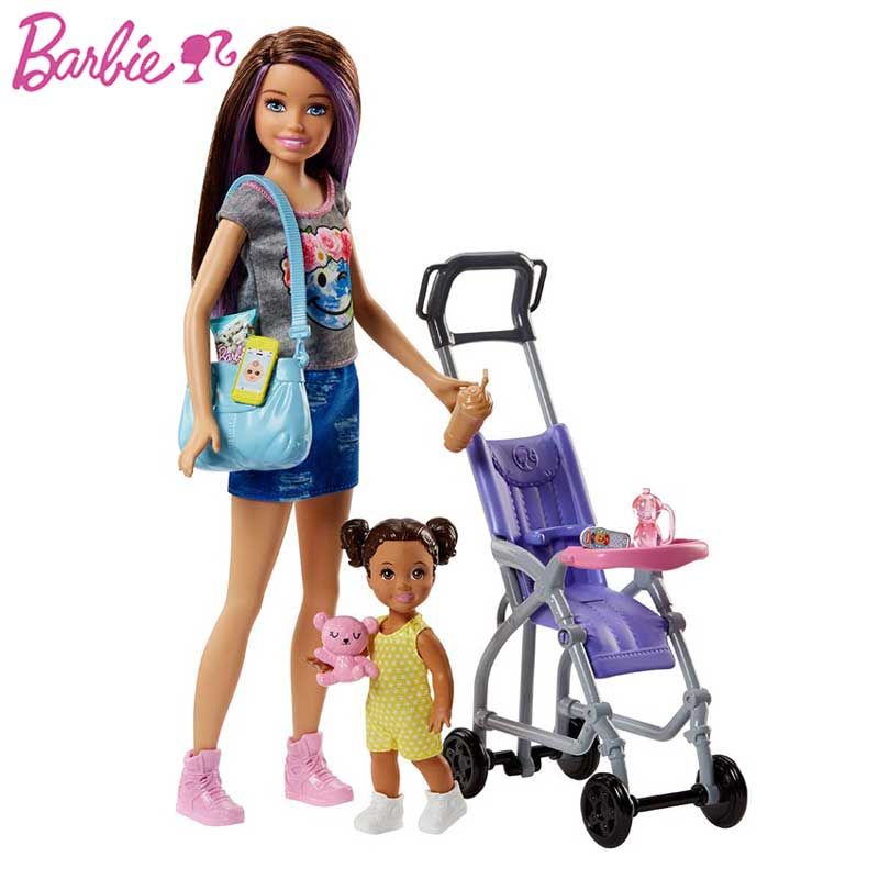 Barbie Little Baby Care Teacher Cart Combination