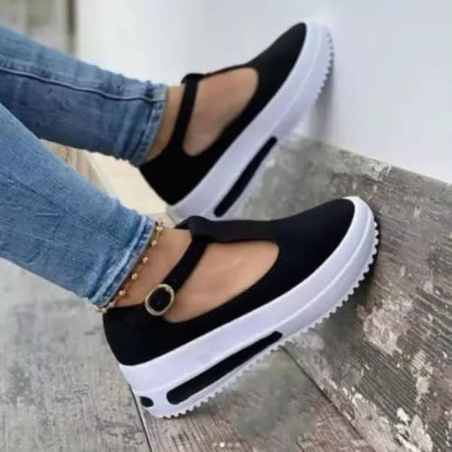 Ladies' Suede Footwear - Black
