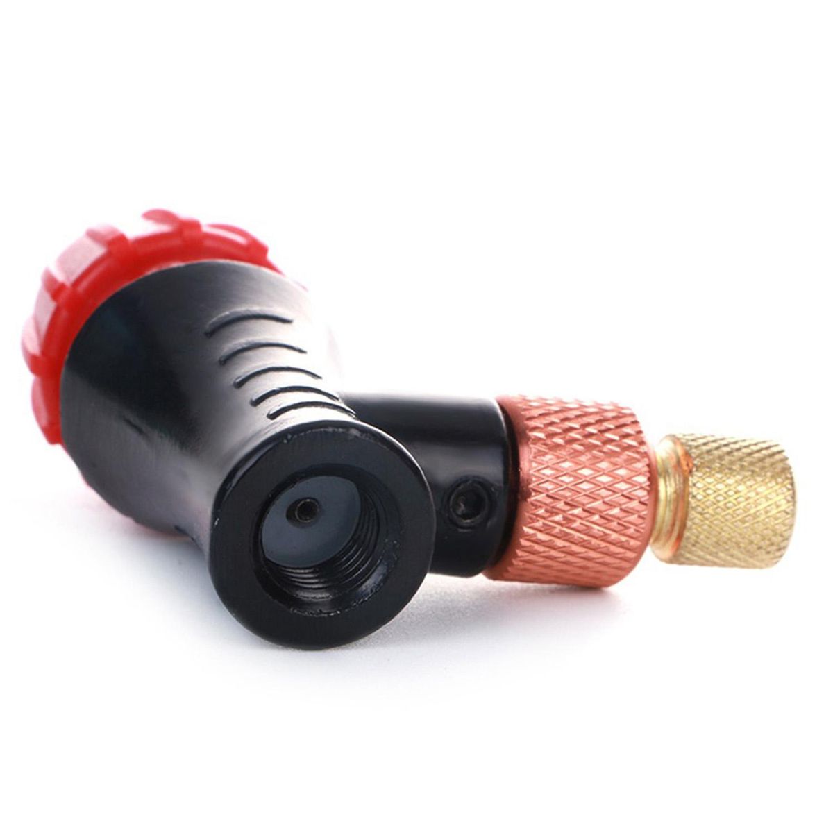 2 in 1 Bike Manual CO2 Inflator Bike Pump Tyre Tube Inflator Compatible Presta Schrader Valve