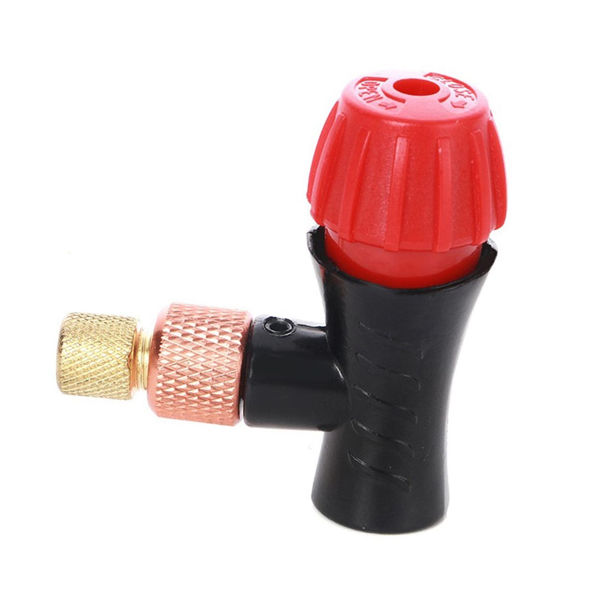 2 in 1 Bike Manual CO2 Inflator Bike Pump Tyre Tube Inflator Compatible Presta Schrader Valve