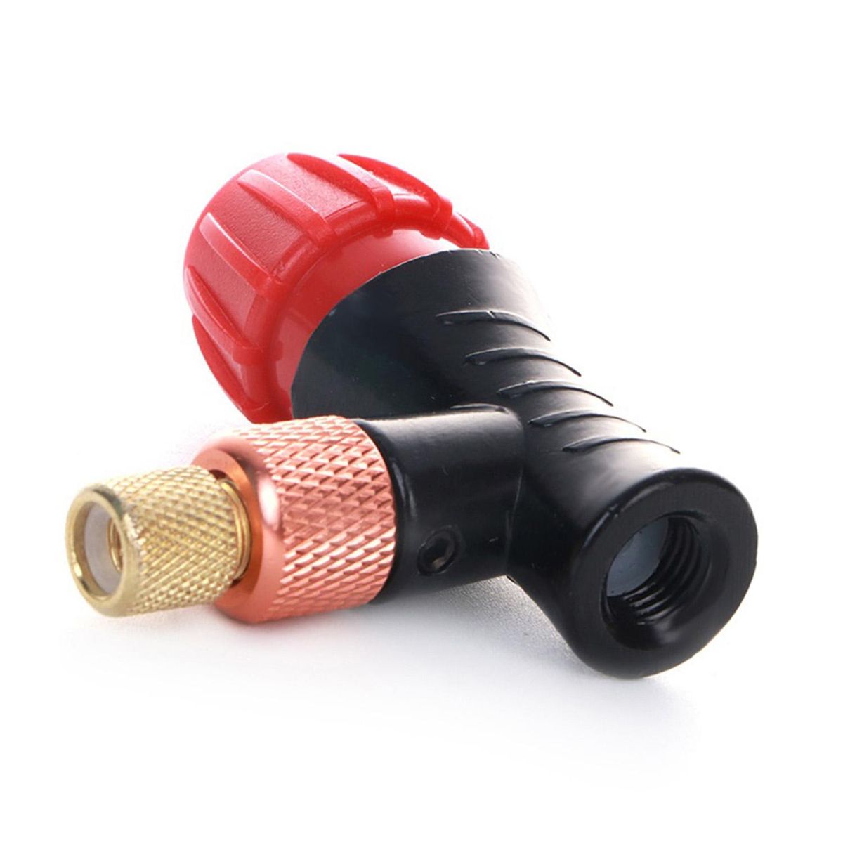 2 in 1 Bike Manual CO2 Inflator Bike Pump Tyre Tube Inflator Compatible Presta Schrader Valve
