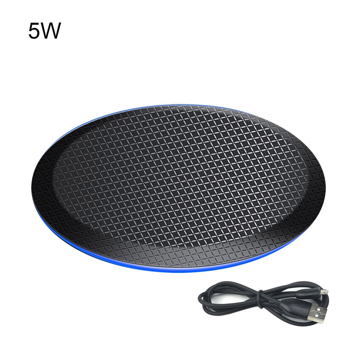 5W/10W/15W/30W Universal Qi Wireless Charger Fast-Black