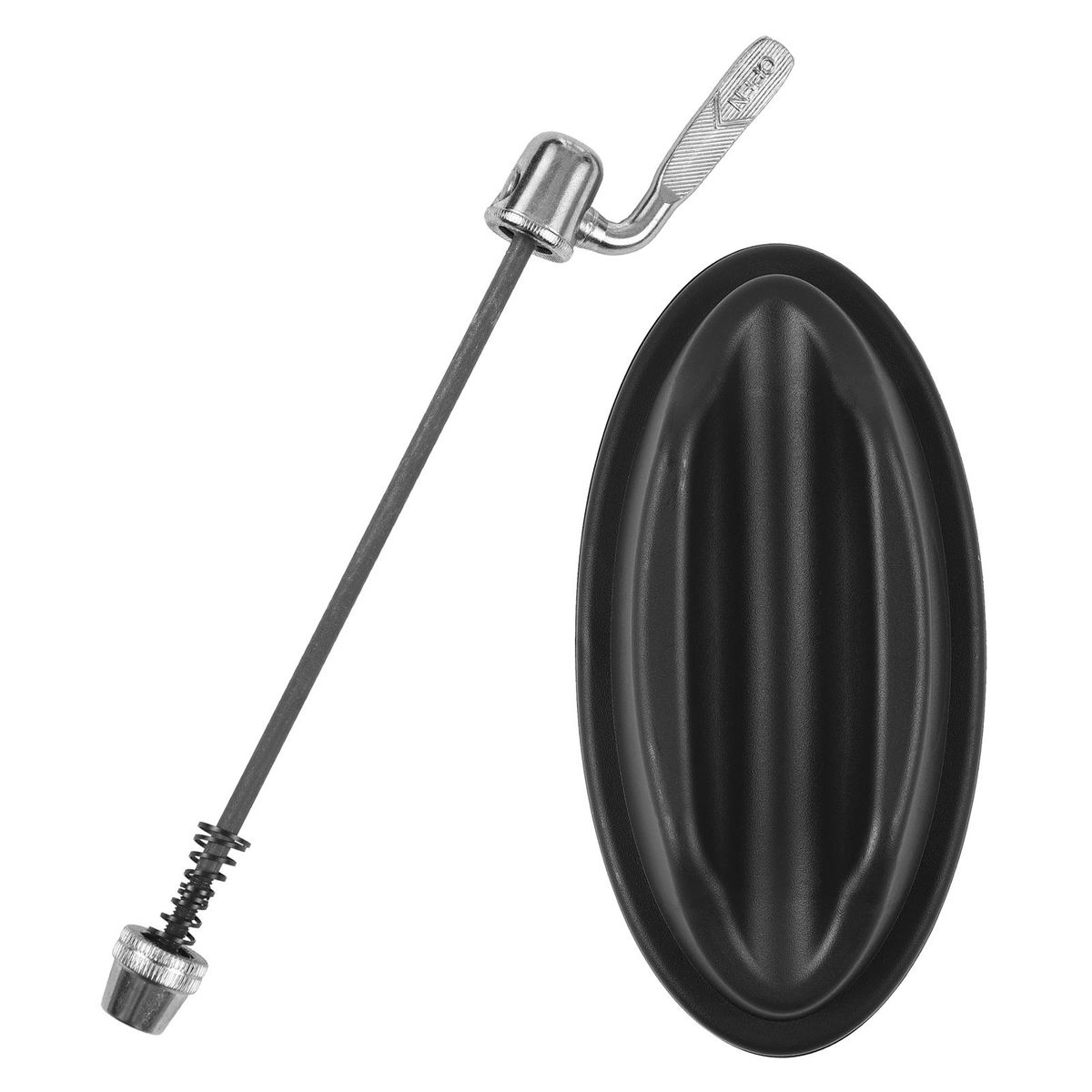 Bicycle Front Wheel Riser Block and Quick Release Skewer for Indoor Bike Training