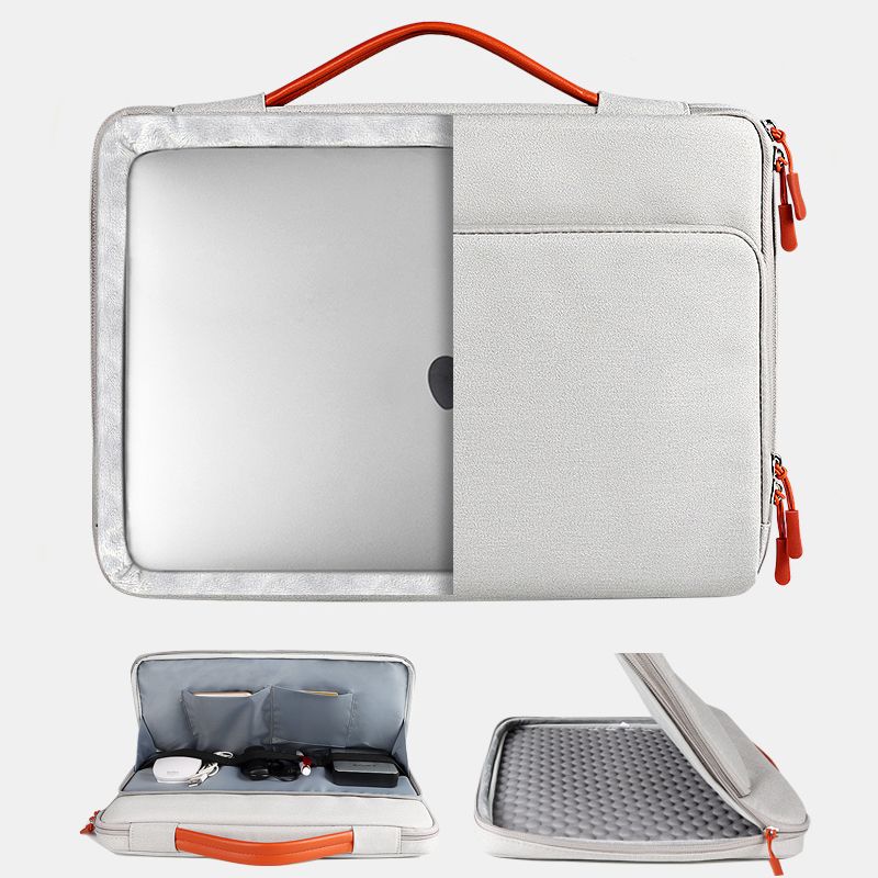 Shockproof Laptop Carring Case Bag 13.3 15.6 Inch For MacBook Air 13 M2 Chip Apple Mac Book Pro 14 16 2023 Huawei Dell Acer Asus(#Black)