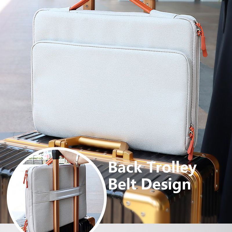 Shockproof Laptop Carring Case Bag 13.3 15.6 Inch For MacBook Air 13 M2 Chip Apple Mac Book Pro 14 16 2023 Huawei Dell Acer Asus(#Black)