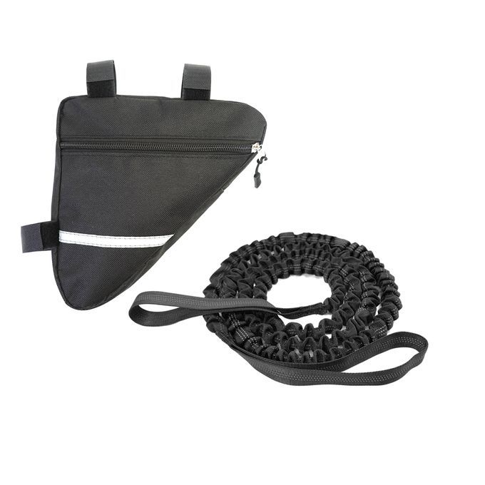 2.5m Bike Bungee Tow Rope Strong Bicycle Pull Strap For Pulling Black
