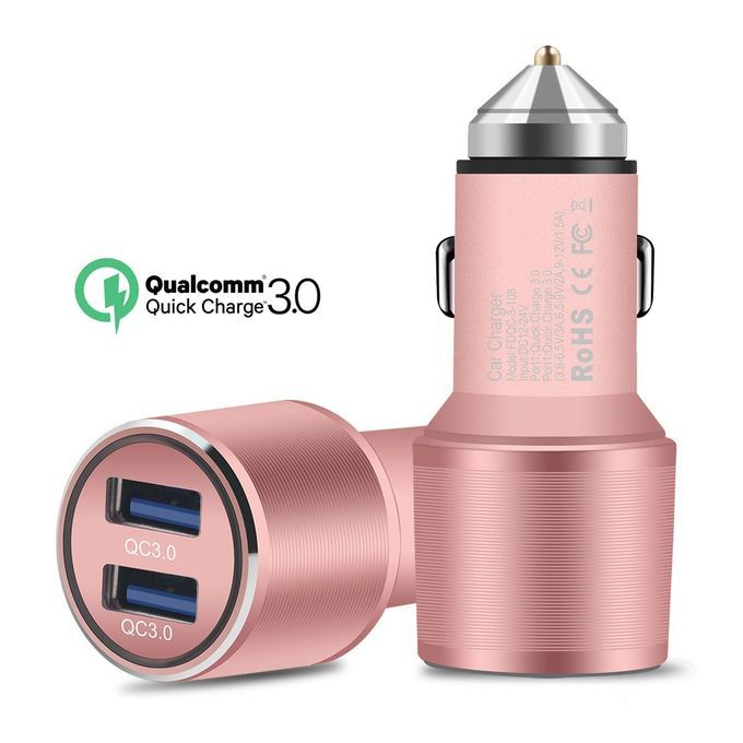 QC 3.0 Dual USB Car Charger Quick Charge 3.0 5V/3A 9V/2A 12V/1.5A For For Xiaomi IPhone X 7 Samsung Android IOS Phone Charging